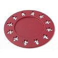 Assiette rouge par Alessi